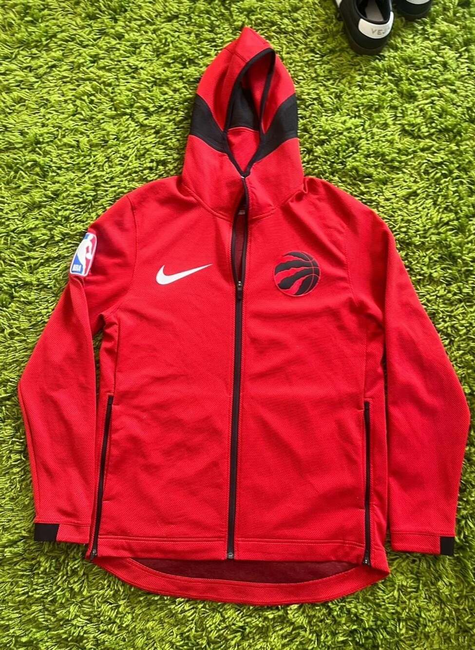 Nike Toronto Raptors Showtime Therma Flex Full-Zip Hoodie Red Men's Size L